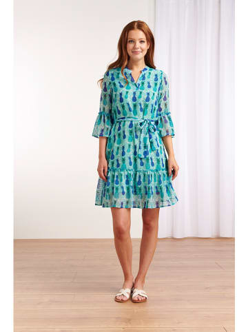 Smashed Lemon Kleid in Türkis