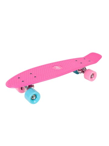 Hudora Skateboard "Retro Sky" roze/blauw