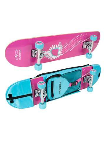 Hudora Deskorolka "Skate Wonders ABEC 3" w kolorze różowym