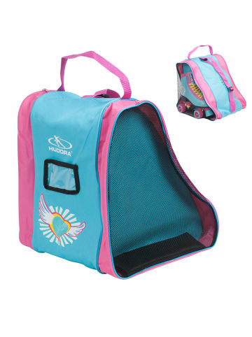 Hudora Aufbewahrungstasche in Blau/ Pink für Rollschuhe