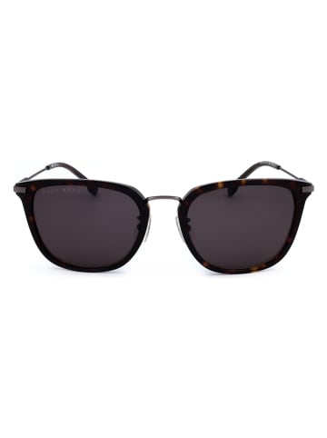 Hugo Boss Męskie okulary przeciwsłoneczne w kolorze czarno-szarym