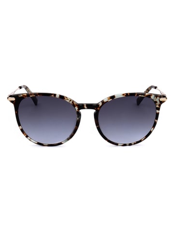 Longchamp Damen-Sonnenbrille in Braun-Blau/ Gold