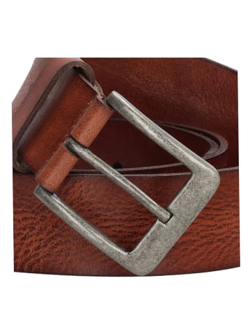 HIDE & STITCHES Leder-Gürtel in Hellbraun