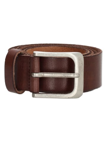 HIDE & STITCHES Leder-Gürtel in Braun
