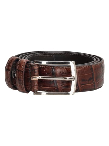 d exclusive Leder-Gürtel in Braun
