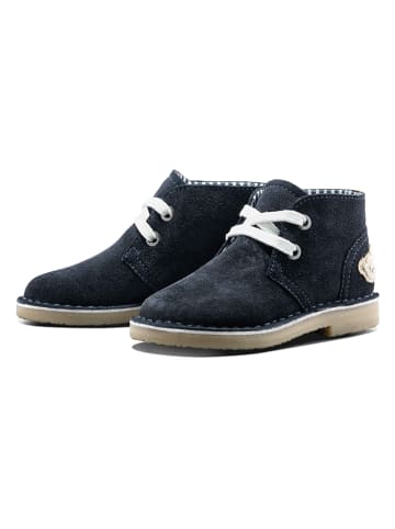 Steiff Leren boots donkerblauw