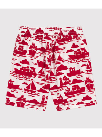 PETIT BATEAU Bermuda wit/rood