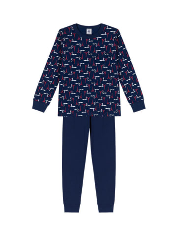 PETIT BATEAU Pyjama donkerblauw