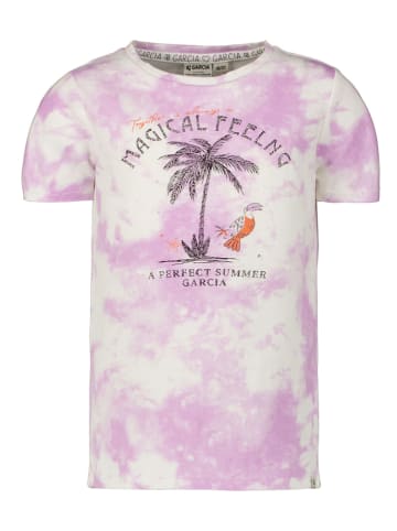 Garcia Shirt in Weiß/ Flieder