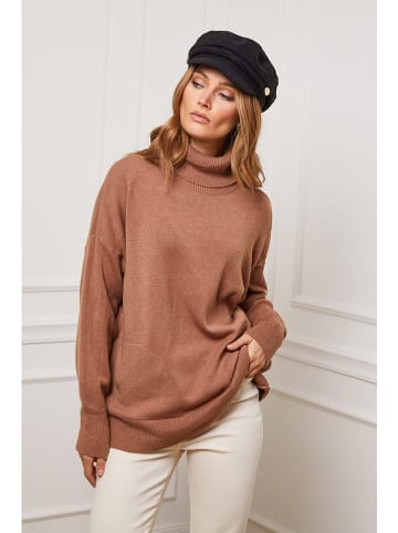 So Cachemire Rollkragenpullover in Camel