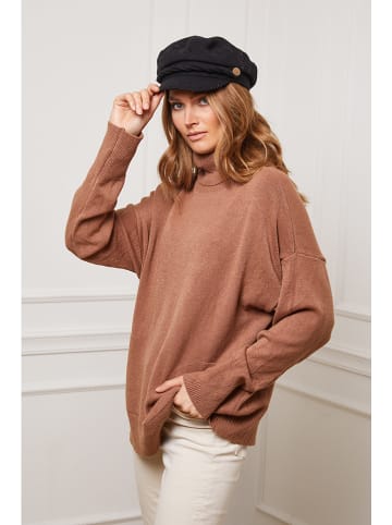 So Cachemire Rollkragenpullover in Camel