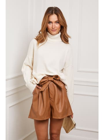 So Cachemire Rollkragenpullover in Creme