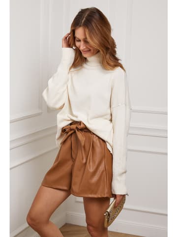 So Cachemire Rollkragenpullover in Creme