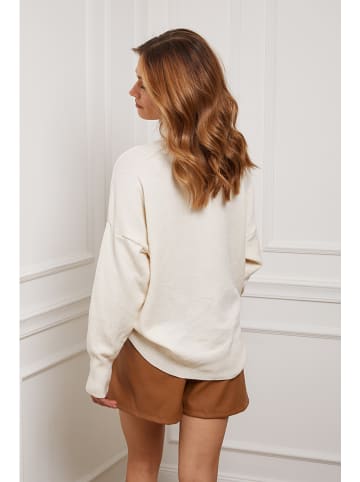So Cachemire Rollkragenpullover in Creme