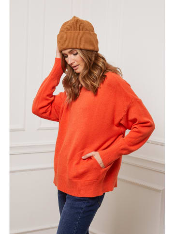 So Cachemire Rollkragenpullover in Orange