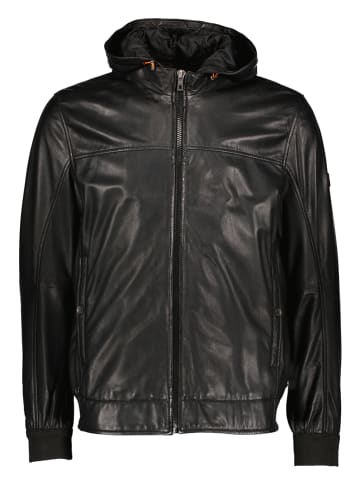Bugatti Lederjacke in Schwarz