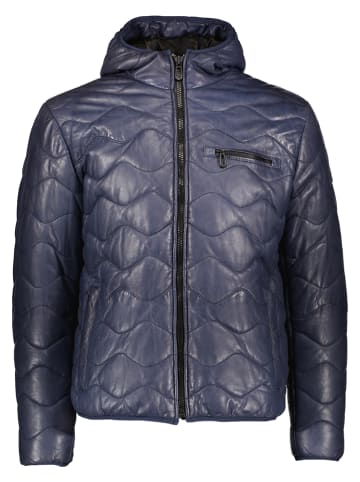 Bugatti Leren jas blauw