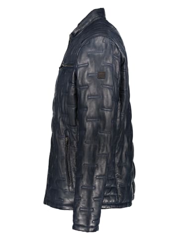 Bugatti Lederjacke in Dunkelblau