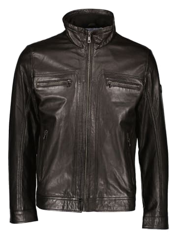 Bugatti Leren jas zwart