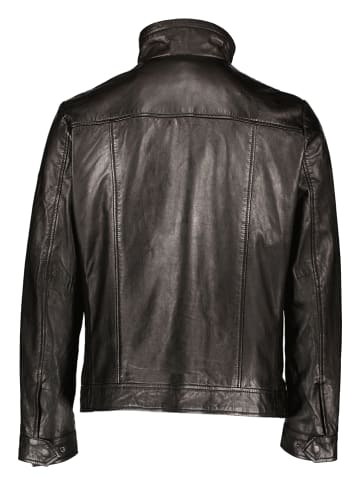 Bugatti Lederjacke in Schwarz