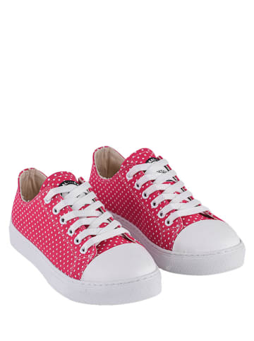 Cotto Sneakersy w kolorze różowym ze wzorem