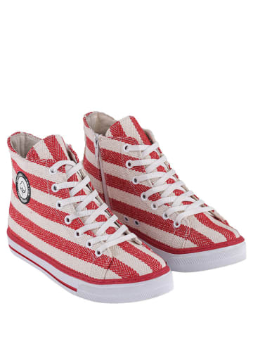 Cotto Sneakersy w kolorze czerwono-kremowym
