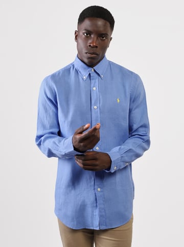 Ralph Lauren Leinen-Hemd - Regular fit - in Blau