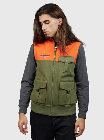 Ralph Lauren Bluza w kolorze oliwkowo-pomarańczowo-zielonym