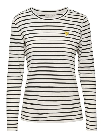 Kaffe Longsleeve "Liddy" zwart/wit