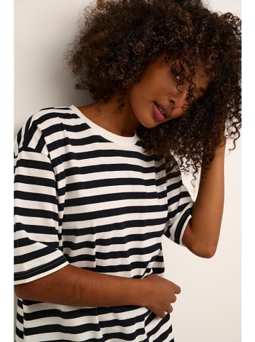 Kaffe Shirt "Marlin" zwart/wit