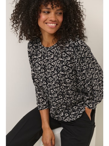 Kaffe Blouse "Riana" zwart/ wit