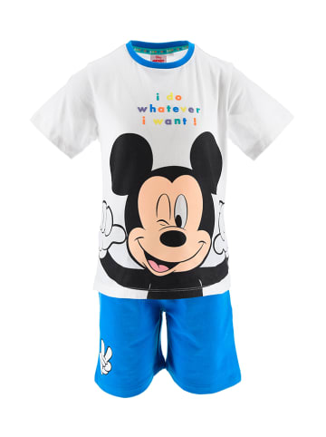MICKEY 2-delige outfit "Mickey" blauw/wit