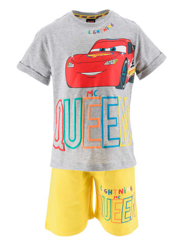 Disney Cars 2tlg. Outfit "Cars" in Grau/ Gelb