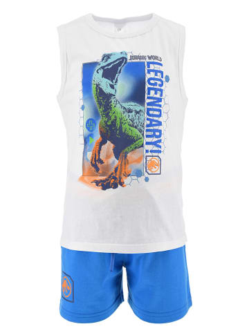 Jurassic World 2-delige outfit "Jurassic World" blauw/wit