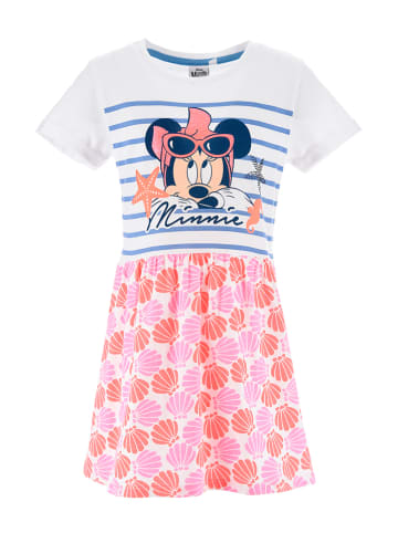 MINNIE MOUSE Jurk "Minnie" wit/roze/meerkleurig