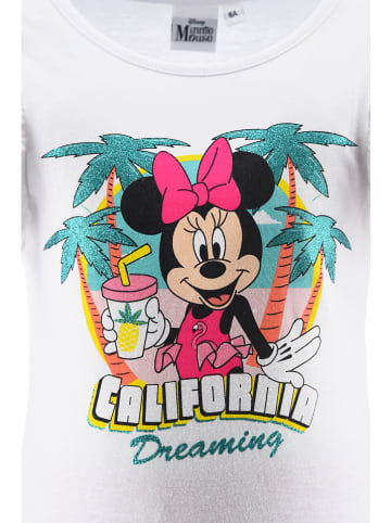 Disney Minnie Mouse 2-delige outfit "Minnie" wit/roze