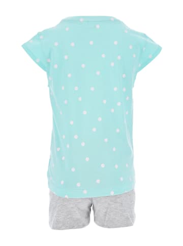 Peppa Pig 2-delige outfit "Peppa Pig" grijs/mintgroen