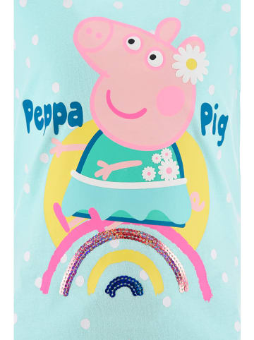 Peppa Pig 2-delige outfit "Peppa Pig" grijs/mintgroen