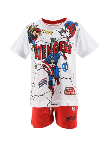 Avengers 2-delige outfit "Avengers" wit/rood