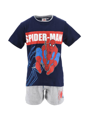 Spiderman 2-delige outfit "Spiderman" donkerblauw/grijs