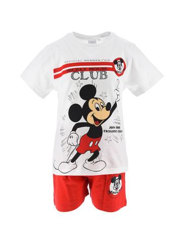 MICKEY 2tlg. Outfit "Mickey" in Weiß/ Rot