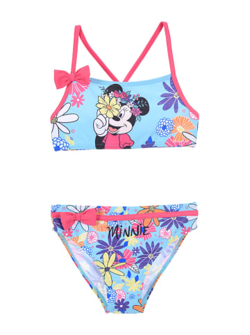 MINNIE MOUSE Bikini "Minnie" in Blau/ Bunt