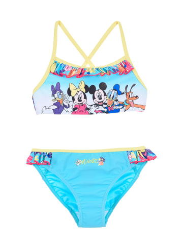 Disney Minnie Mouse Bikini "Minnie" w kolorze niebieskim ze wzorem