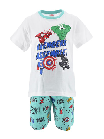 MARVEL Avengers Pyjama "Avengers" wit/mintgroen
