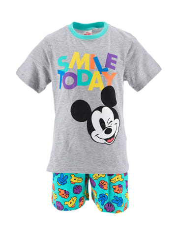 MICKEY Pyjama "Mickey" mintgroen//grijs