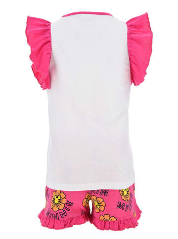 Disney Minnie Mouse Piżama "Minnie" w kolorze różowo-białym