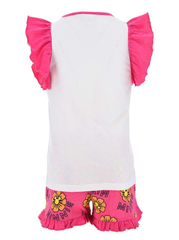 MINNIE MOUSE Piżama "Minnie" w kolorze różowo-białym