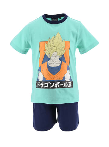 Dragon Ball Pyjama "Goku" in Blau/ Dunkelblau