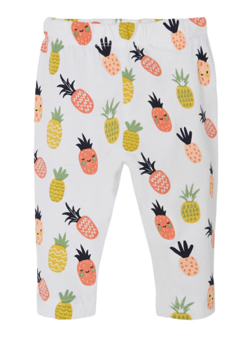 name it Caprilegging "Fahra" wit/meerkleurig