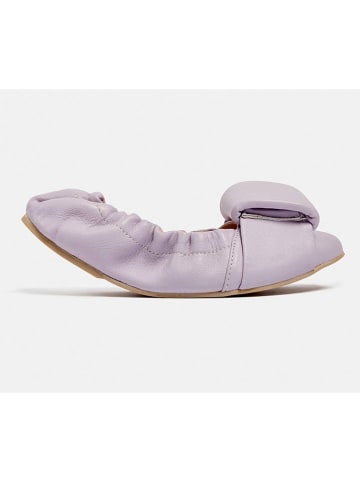 loft37 Leder-Ballerinas in Lila